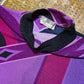 A de T Sleeveless Top Purple Black 2000s y2k Metallic - M