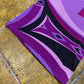 A de T Sleeveless Top Purple Black 2000s y2k Metallic - M