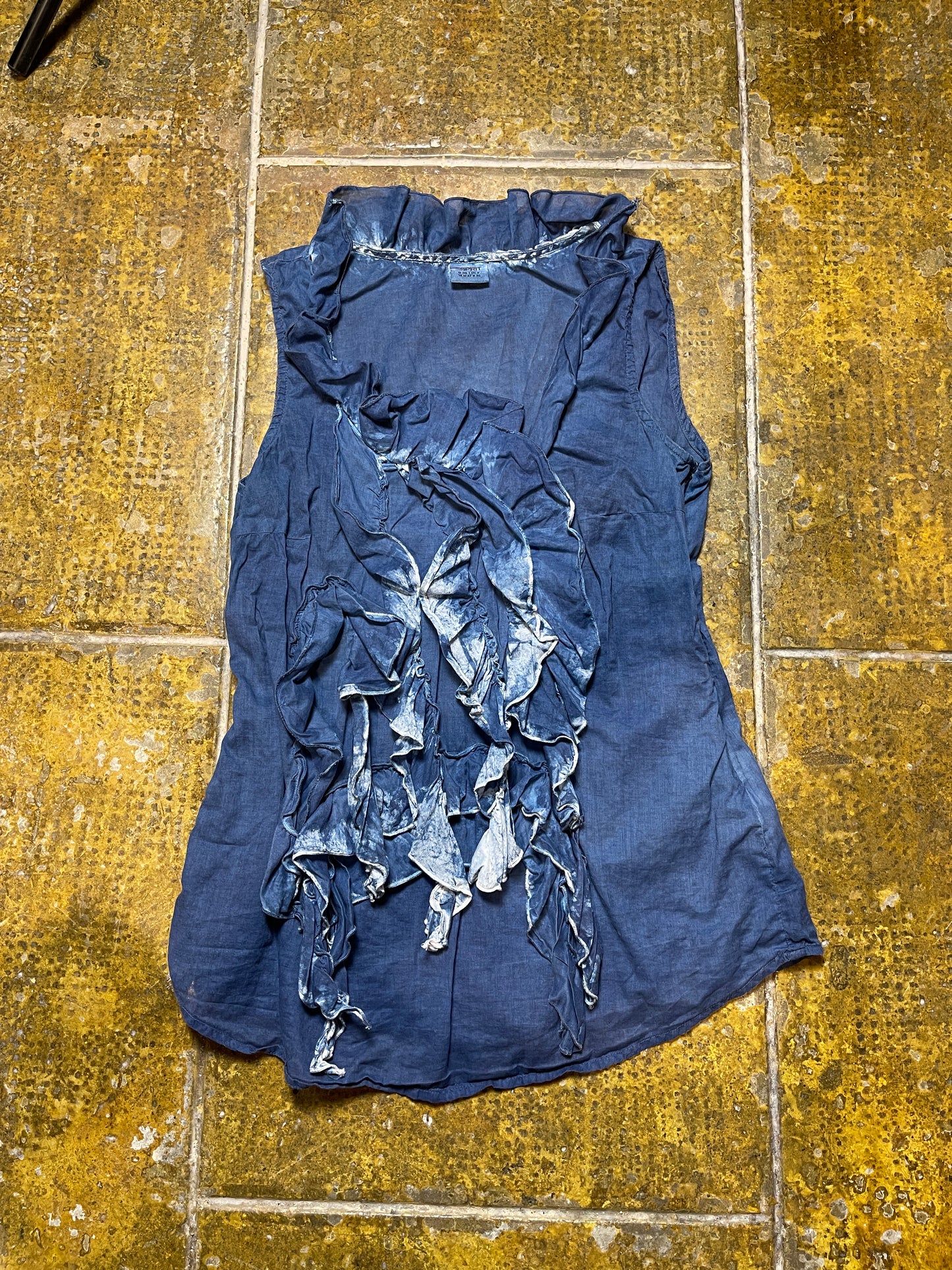 Esprit Sleeveless Top Blue 2000s y2k - M