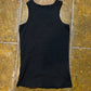 Harley Davidson Sleeveless Biker Top Black 2000s y2k - M