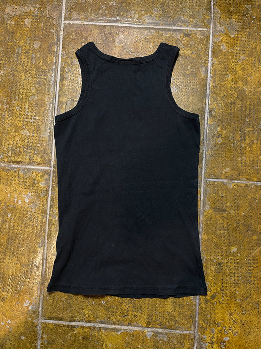 Harley Davidson Sleeveless Biker Top Black 2000s y2k - M