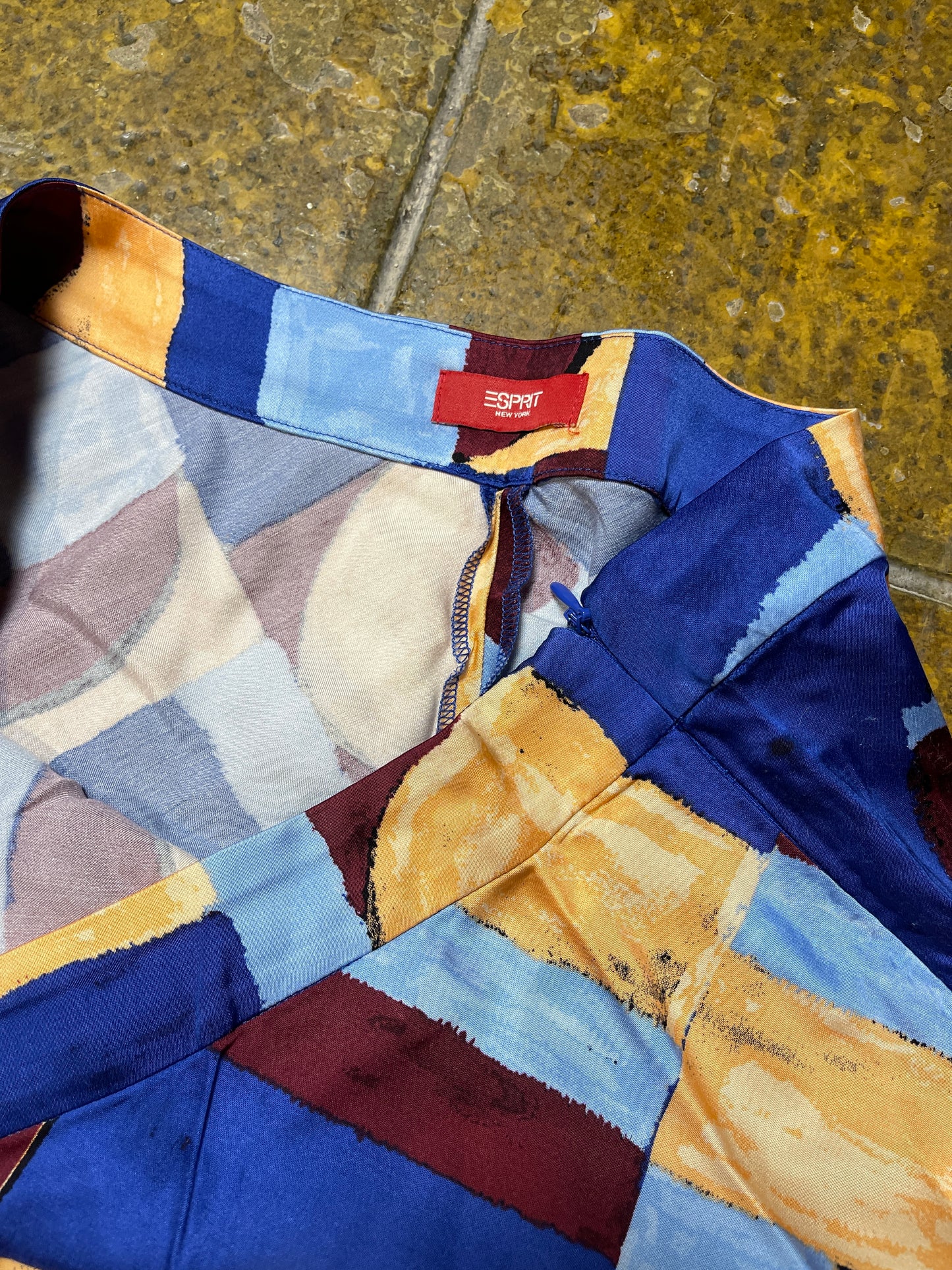 Esprit New York Skirt Multicolor 2000s y2k - L