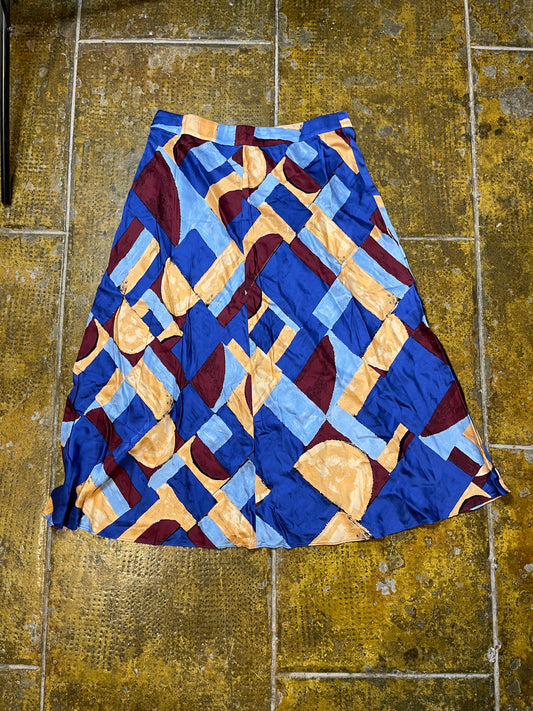 Esprit New York Skirt Multicolor 2000s y2k - L
