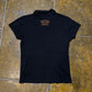 Harley Davidson New York Short Sleeve Polo Top Black 2000s y2k - M