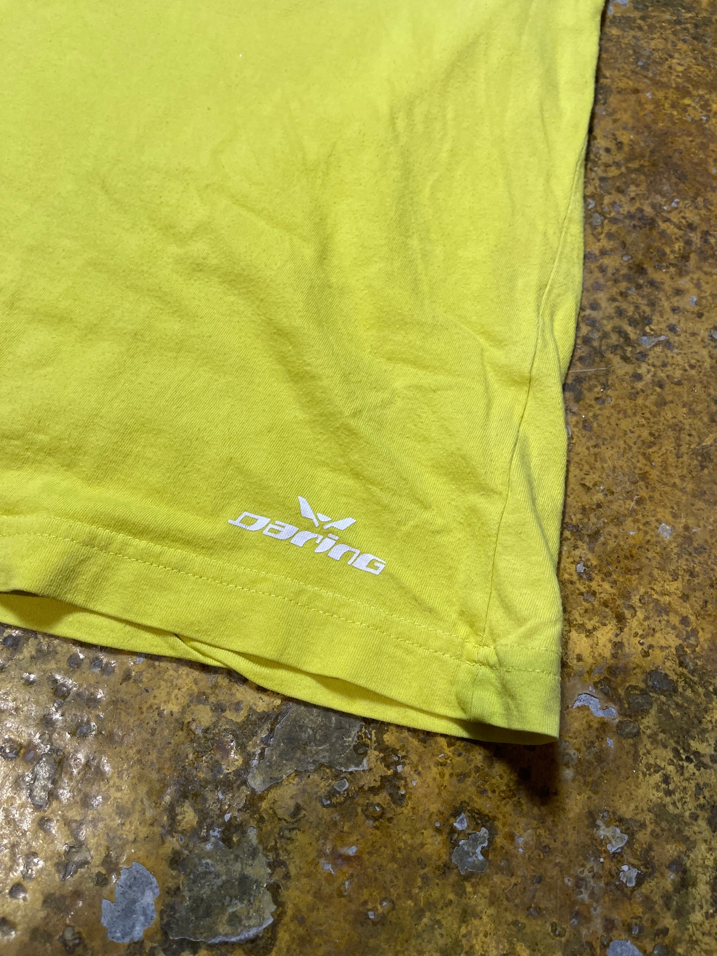 Valentino Rossi The Doctor 46 T-Shirt Yellow 2000s y2k Daring - L