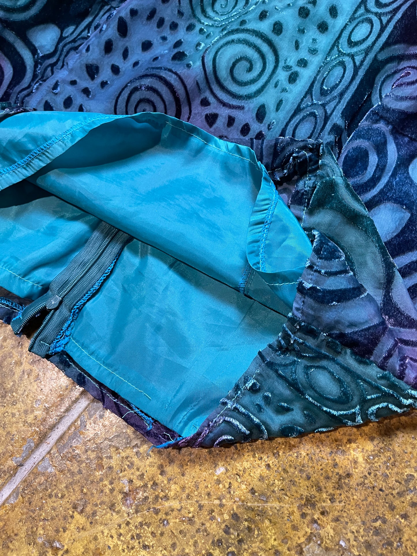 Vintage Alberta Castillo Sleeveless Top Turquoise Blue - XXXL