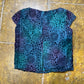 Vintage Alberta Castillo Sleeveless Top Turquoise Blue - XXXL