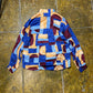 Esprit Long Sleeve Blouse Top 2000s y2k Multicolor - XS