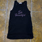 Pimkie Sleeveless Top Black 2000s y2k - L