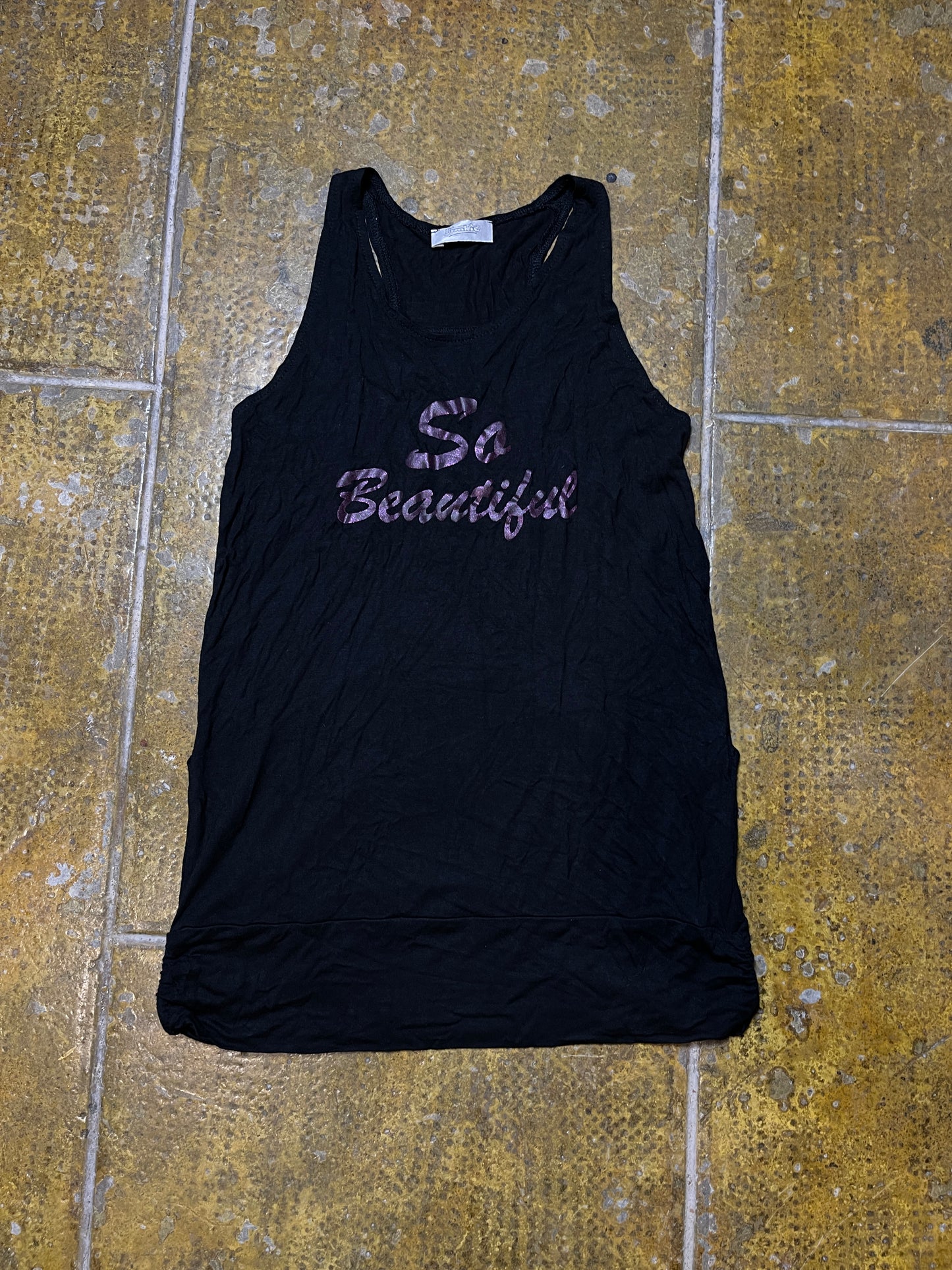 Pimkie Sleeveless Top Black 2000s y2k - L