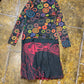 Desigual Long Sleeve Dress Boho Multicolor 2000s y2k - M