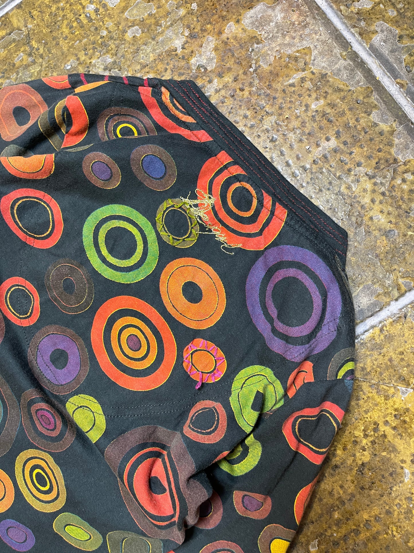 Desigual Long Sleeve Dress Boho Multicolor 2000s y2k - M