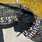 Desigual Long Sleeve Top Black Multicolor 2000s y2k - XS