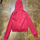 Bershka Zip Through Hoodie Red - M