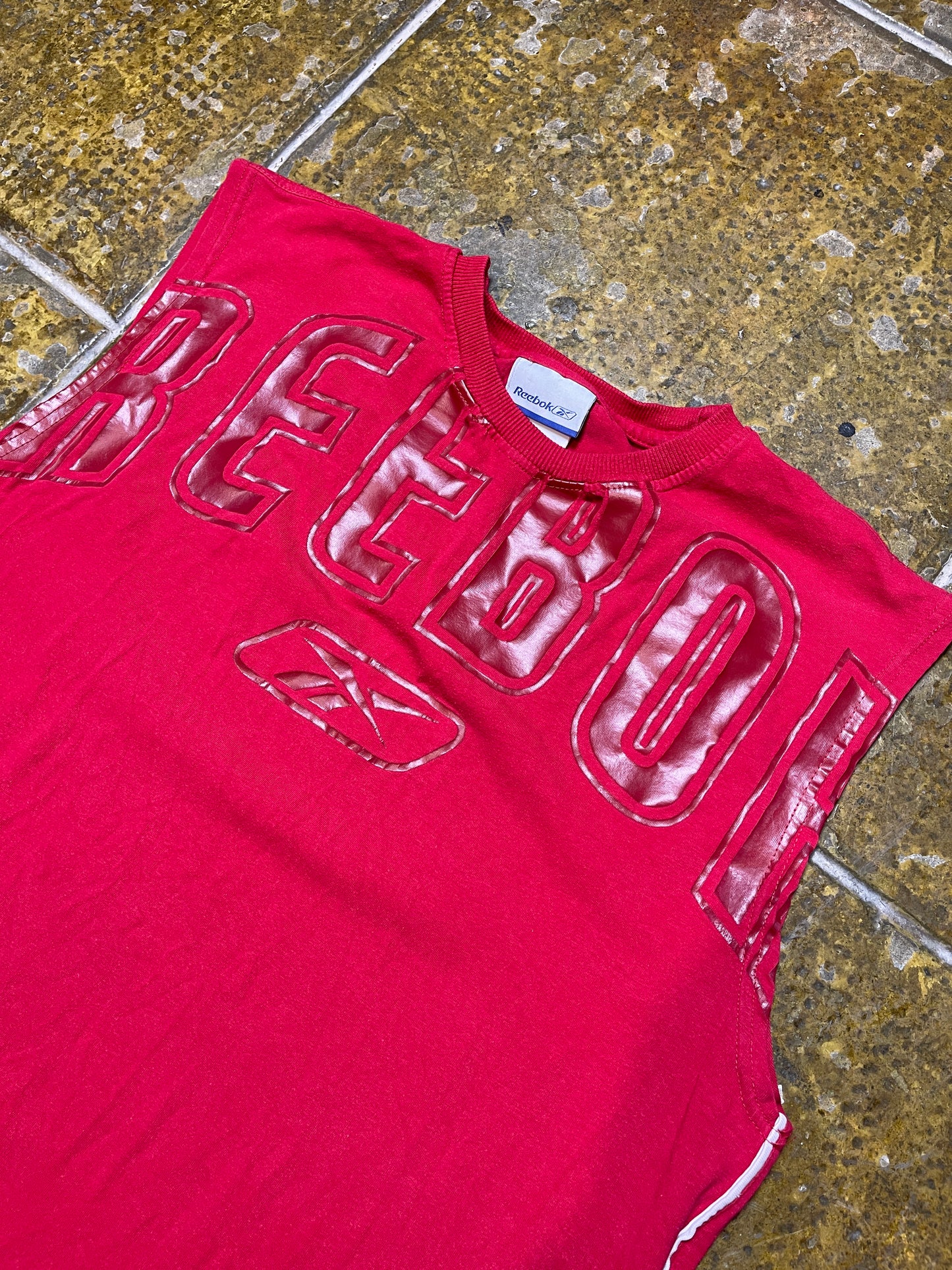 Reebok Tank Top Red 2000s y2k - XL