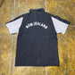 Vintage New Zealand Polo Shirt Black White - M