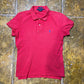 Ralph Lauren Short Sleeve Polo Top Red - M