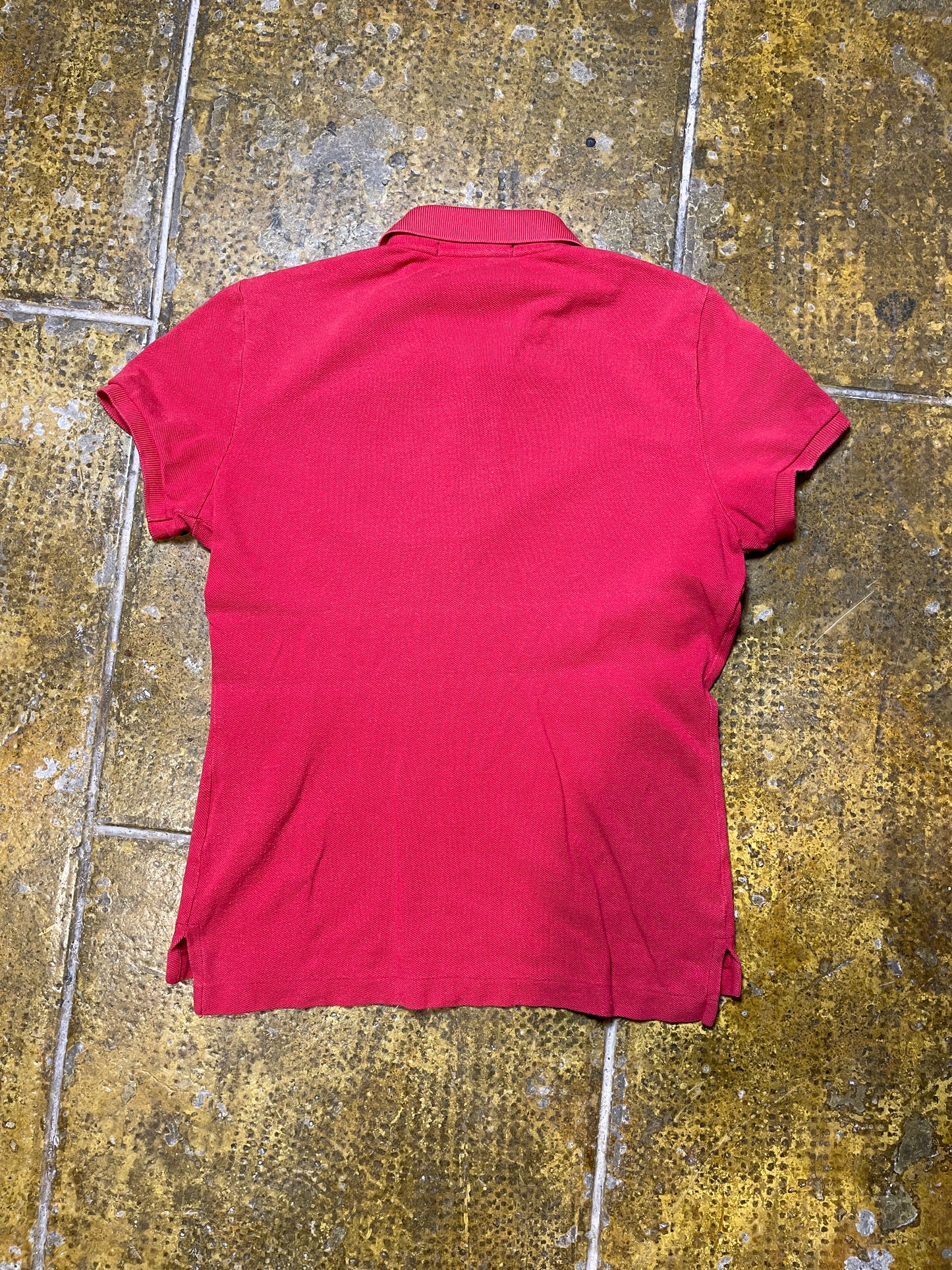 Ralph Lauren Short Sleeve Polo Top Red - M