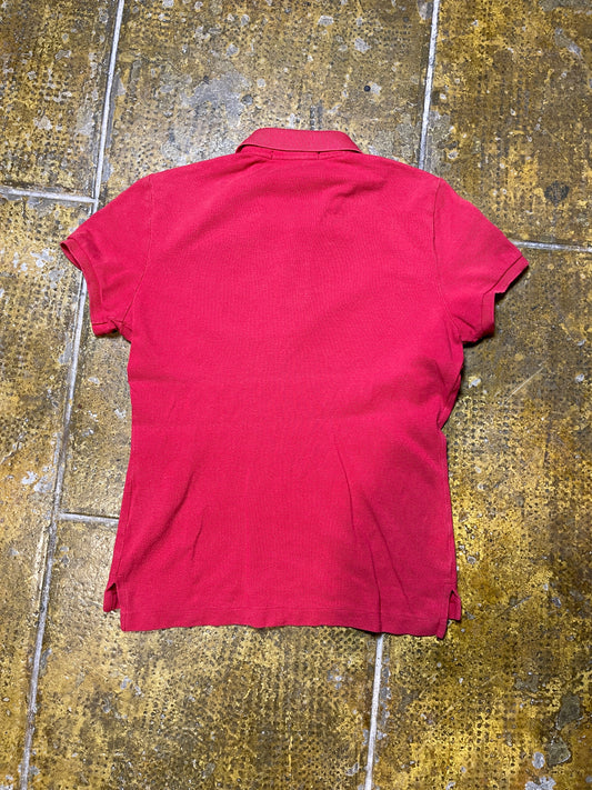 Ralph Lauren Short Sleeve Polo Top Red - M