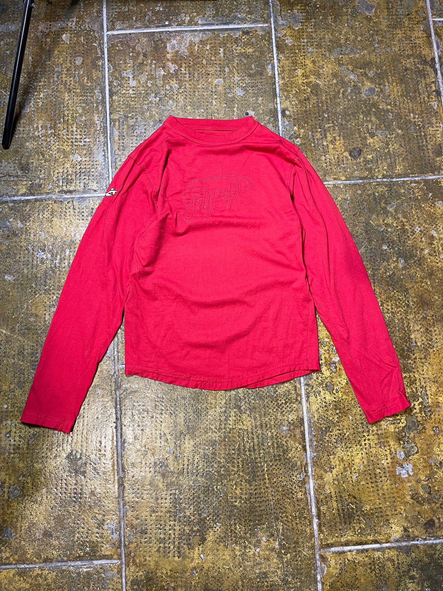 Fly Up Longsleeve Red 2000s y2k - S