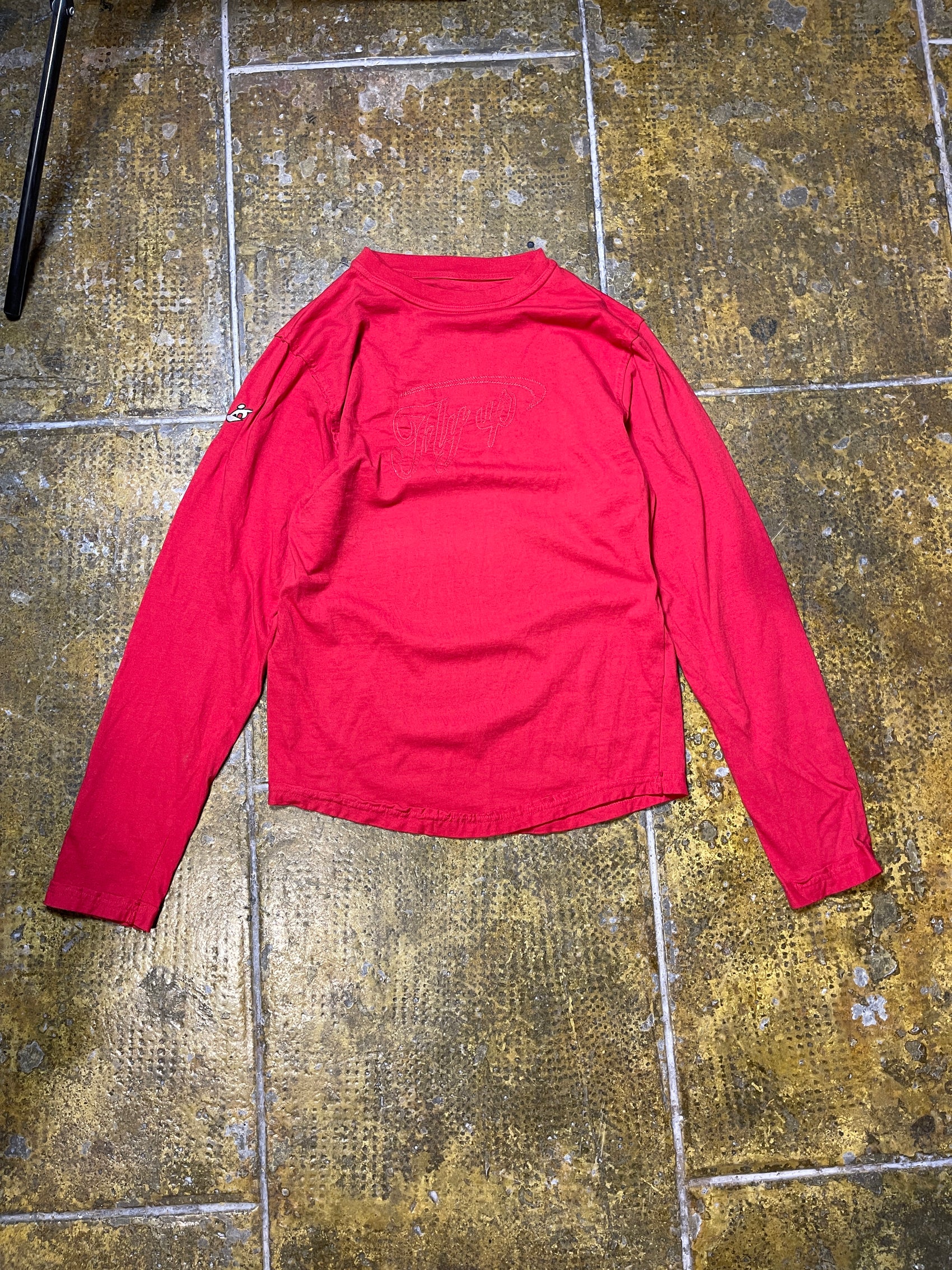 Fly Up Longsleeve Red 2000s y2k - S