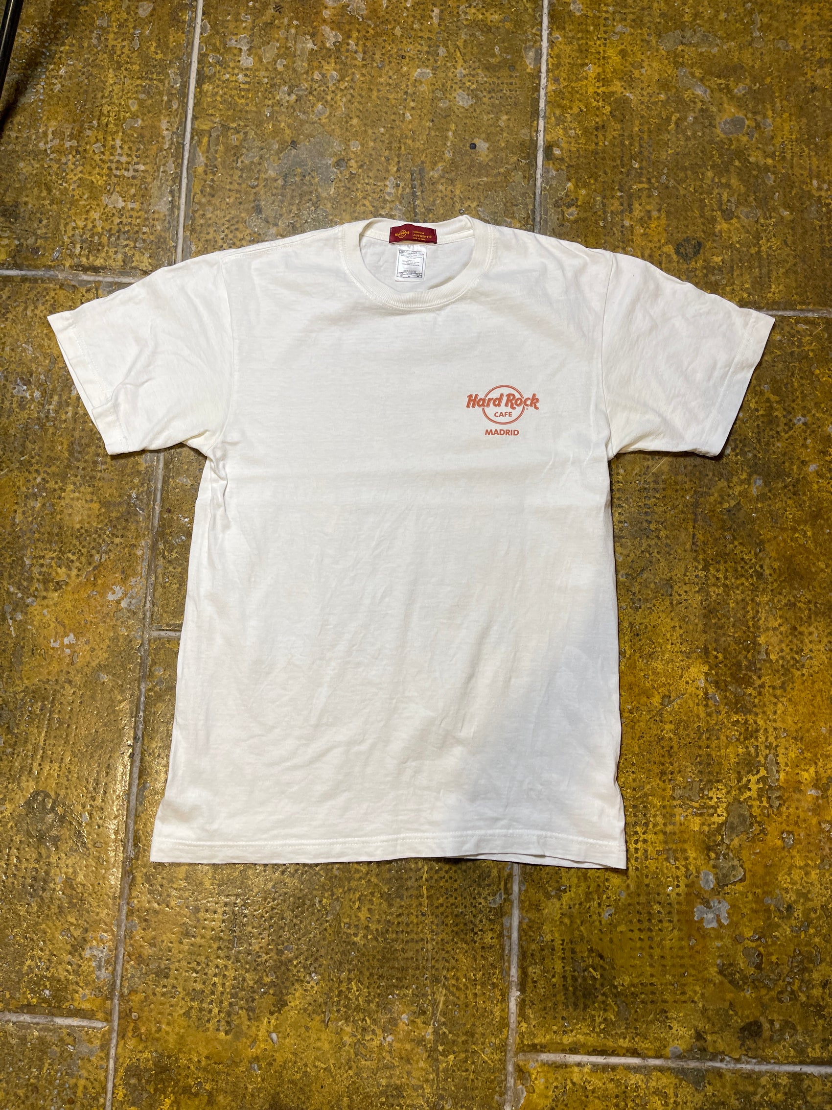 Hard Rock Cafe Madrid T-Shirt White 2000s - M