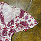 Formula Joven Short Sleeve Summer Dress White Red 2000s y2k - M