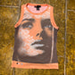 Diesel Sleeveless Top Apricot 2000s y2k Face - S