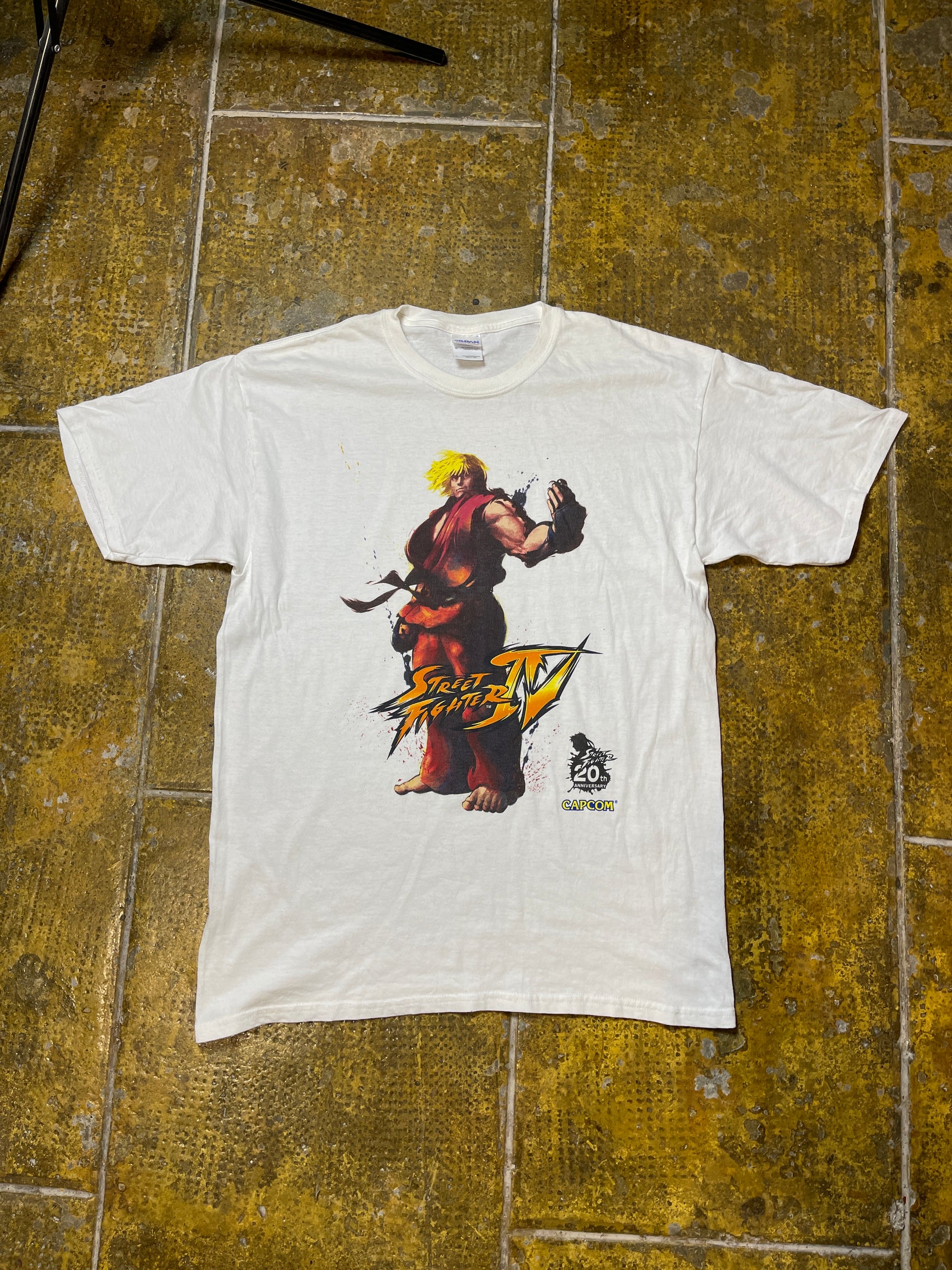 Street Fighter 4 Promo T-Shirt Capcom 2007 White - L