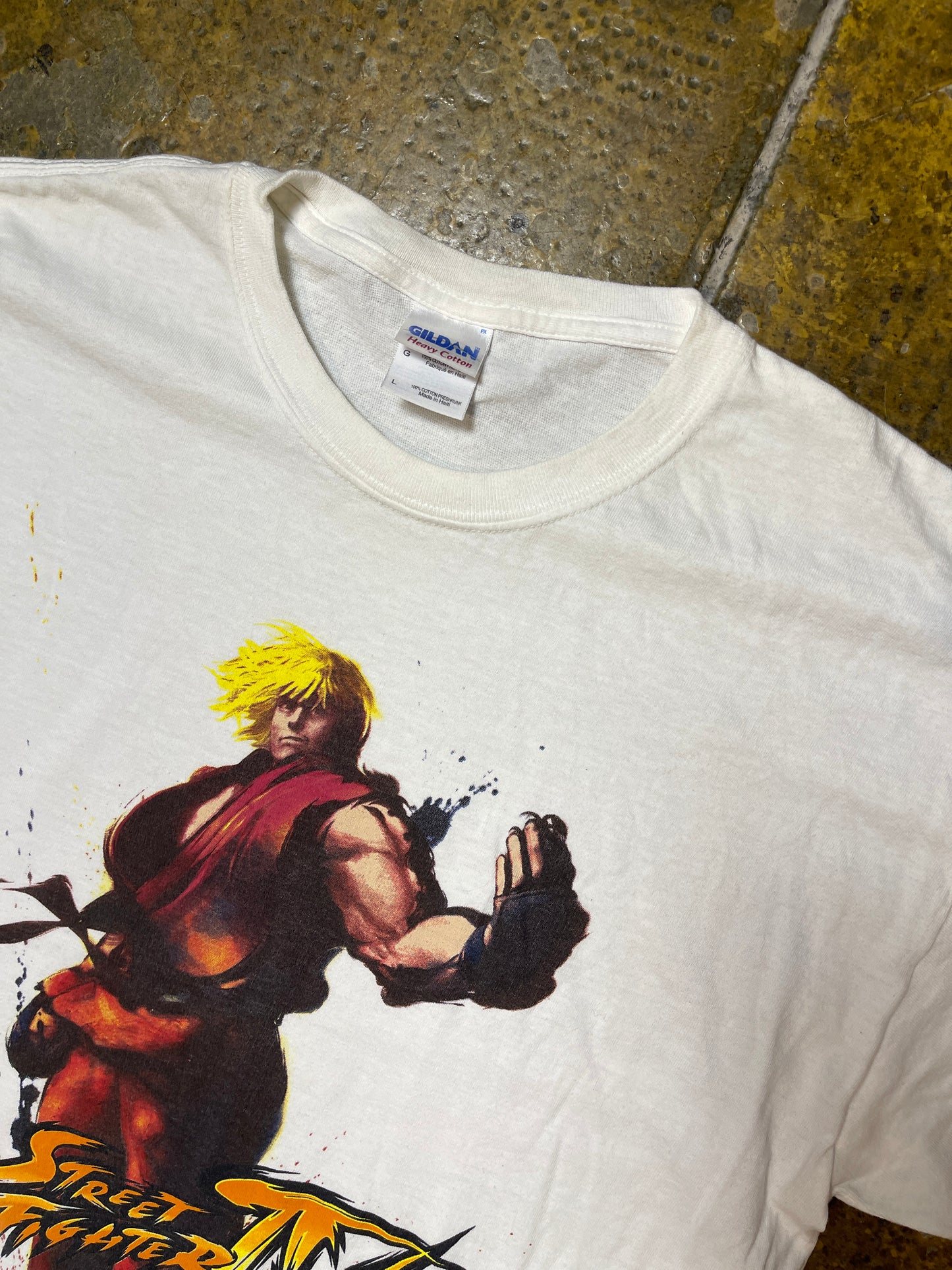 Street Fighter 4 Promo T-Shirt Capcom 2007 White - L