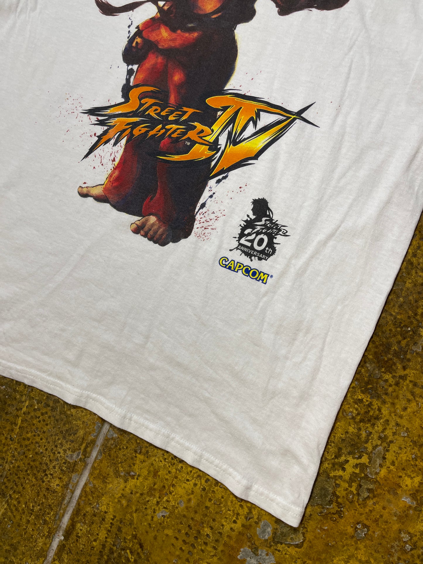 Street Fighter 4 Promo T-Shirt Capcom 2007 White - L