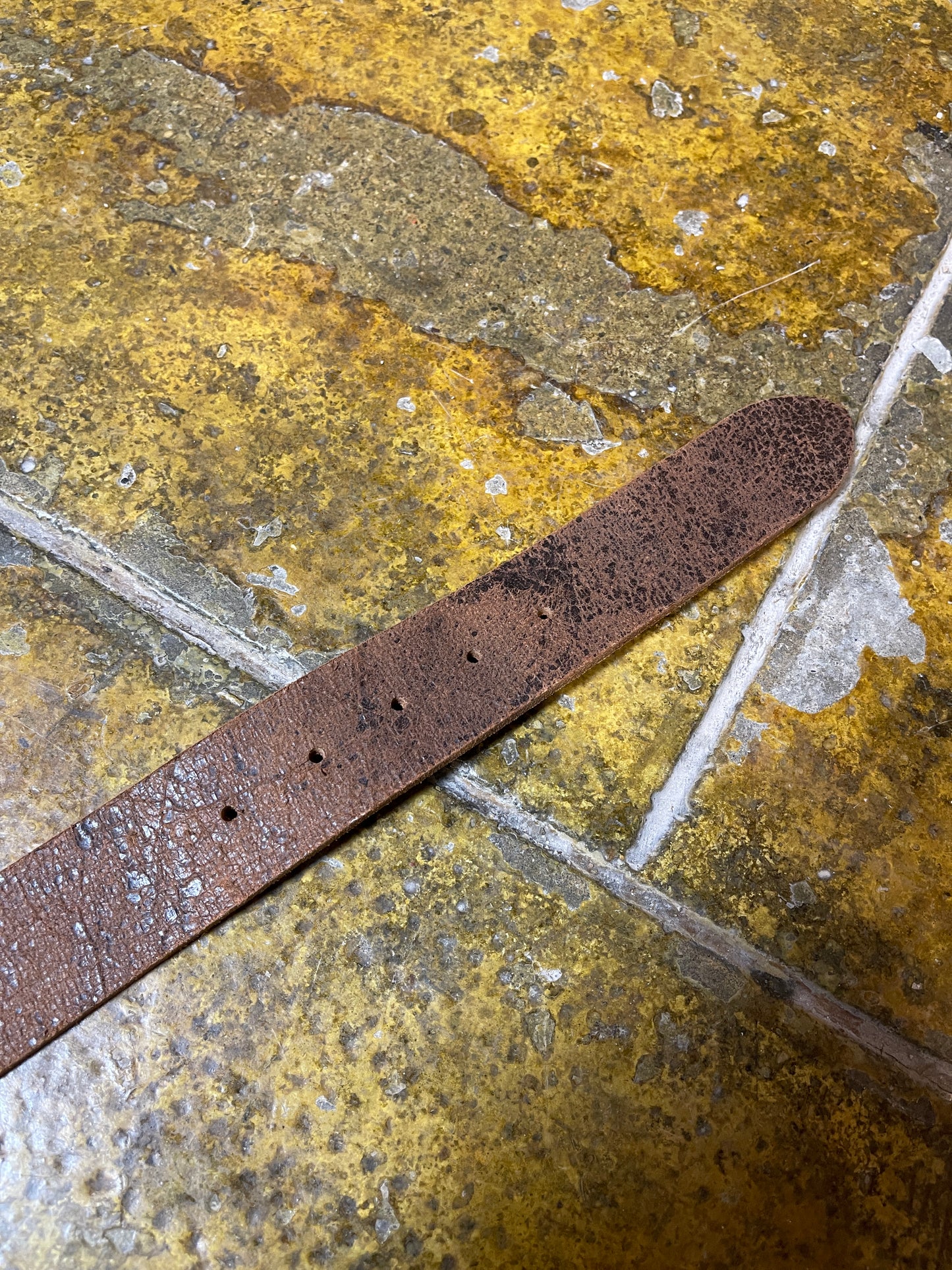 Playboy Leather Belt Big Buckle Brown 2000s y2k - 100cm