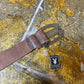 Playboy Leather Belt Big Buckle Brown 2000s y2k - 100cm