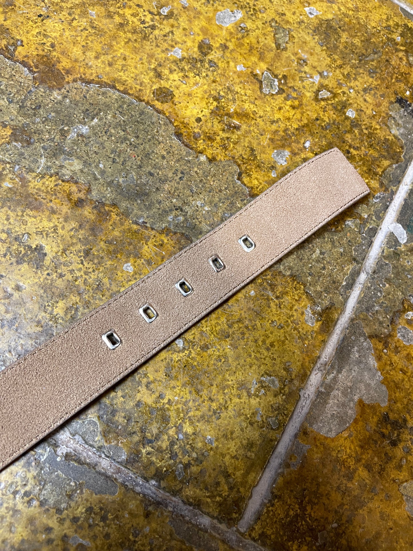 Playboy Belt Wild Leather Brown 2000s y2k - 99cm