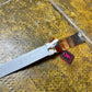 Playboy Leather Belt Big Buckle White 2000s y2k - 103cm