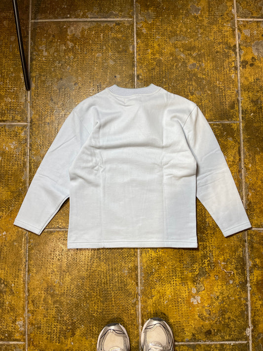 Vintage Kappa Sweatshirt Baby Blue 2000s y2k Deadstock - S