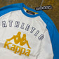 Kappa Longsleeve White Blue 2000s y2k Deadstock - L