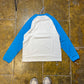 Kappa Longsleeve White Blue 2000s y2k Deadstock - L