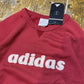 Vintage Adidas Sweatshirt Red 2002 Deadstock - XS