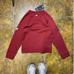 Vintage Adidas Sweatshirt Red 2002 Deadstock - XS