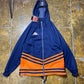 Vintage Kappa Zip Through Sport Sweatshirt Navy Orange 1990s Deadstock - M