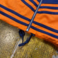 Vintage Kappa Zip Through Sport Sweatshirt Navy Orange 1990s Deadstock - M