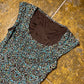 Sleeveless Summer Dress Fairy 2000s y2k Brown Turquoise - S