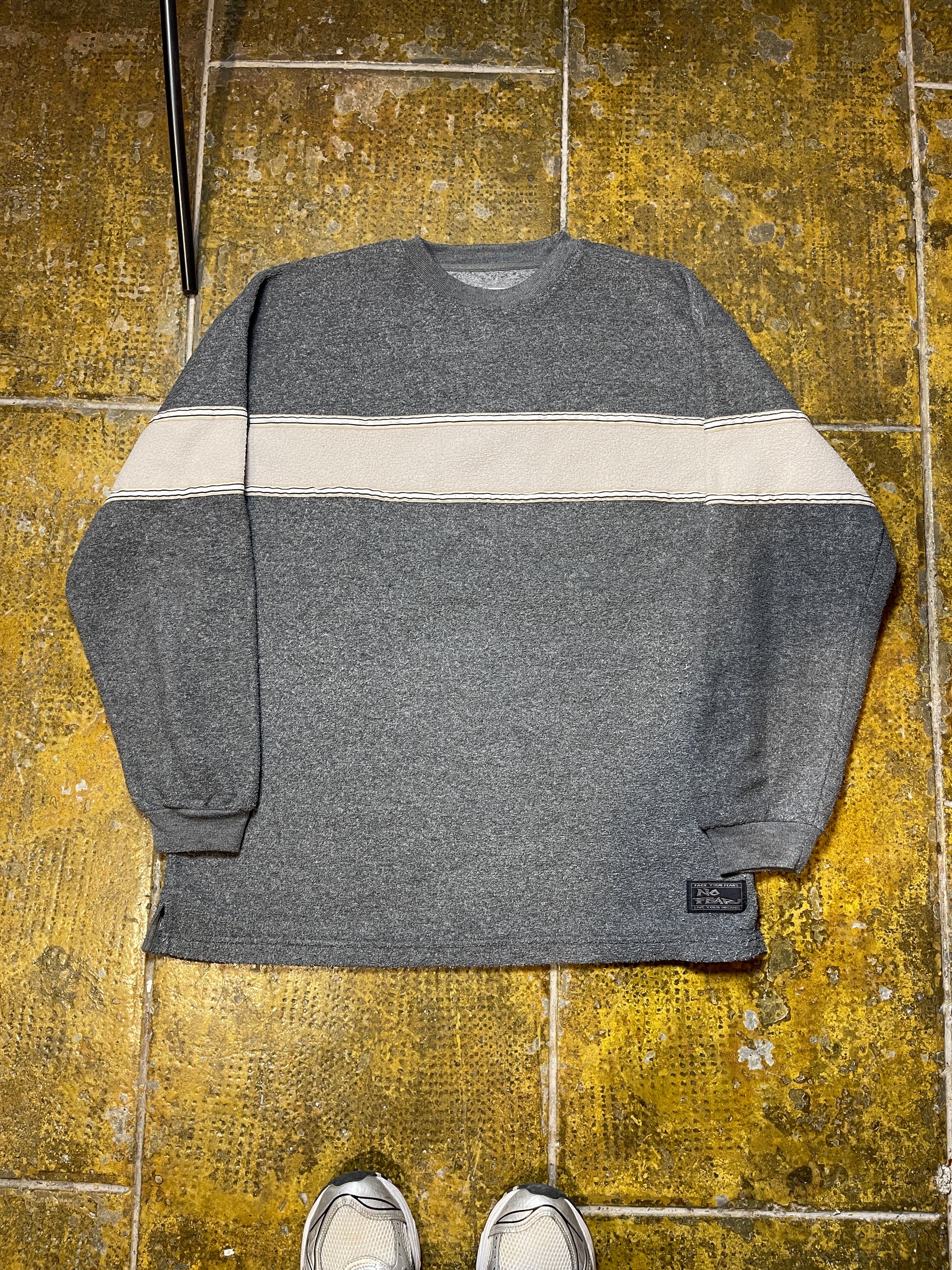 No Fear Sweatshirt Gray 2000s y2k - M
