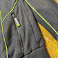 Kawasaki Sport Zip Through Racing Jacket Black Green 2000s y2k - S