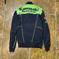 Kawasaki Sport Zip Through Racing Jacket Black Green 2000s y2k - S