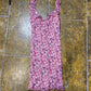 Etam Short Sleeve Summer Dress Pink White 2000s y2k Fairy - M