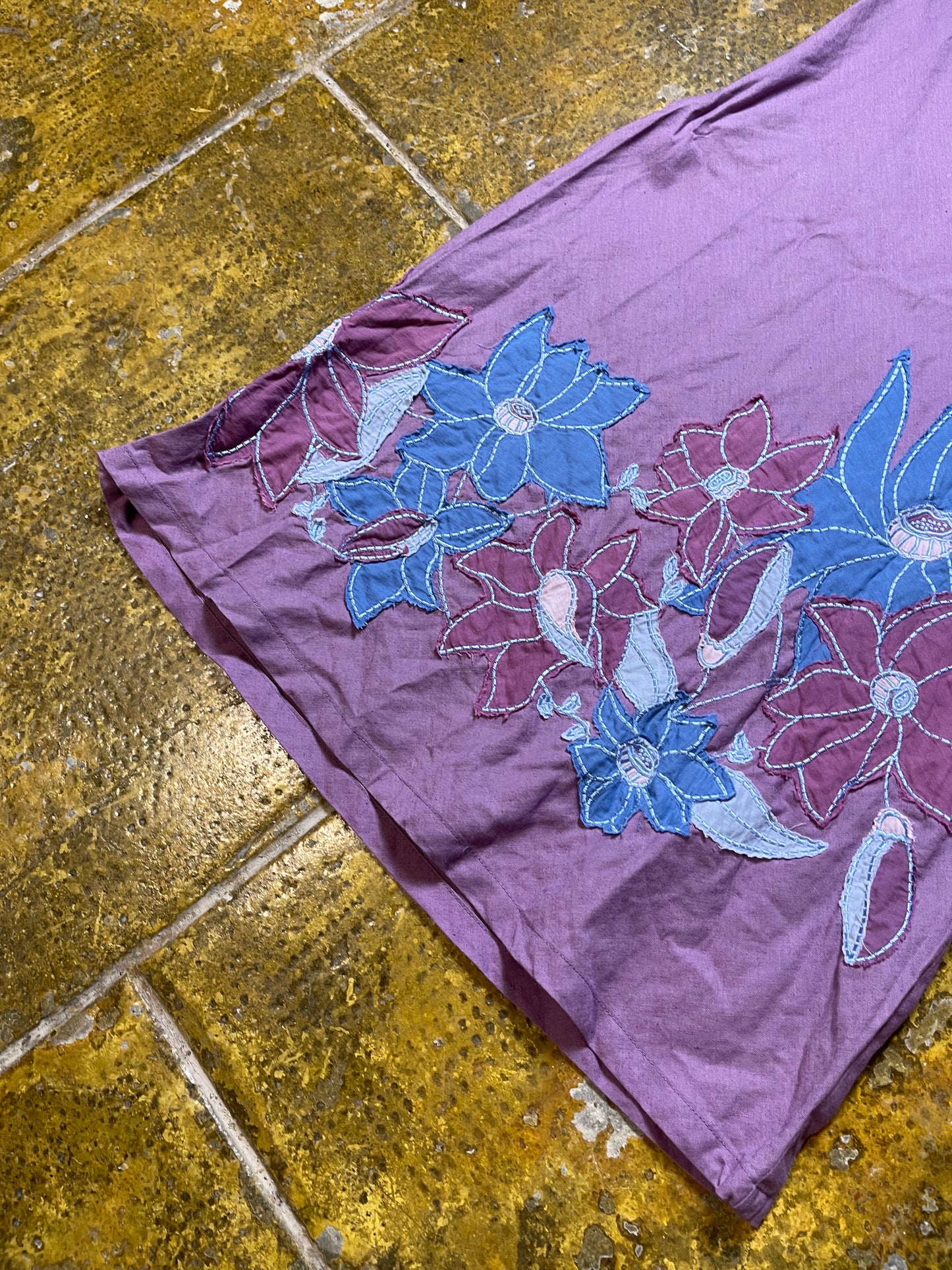 Etam Sleeveless Summer Dress Purple 2000s y2k - XS