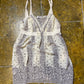 Promod Sleeveless Summer Dress Cream 2000s y2k - M