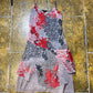 DPM Sleeveless Summer Dress Red Cream 2000s y2k Fairy - M